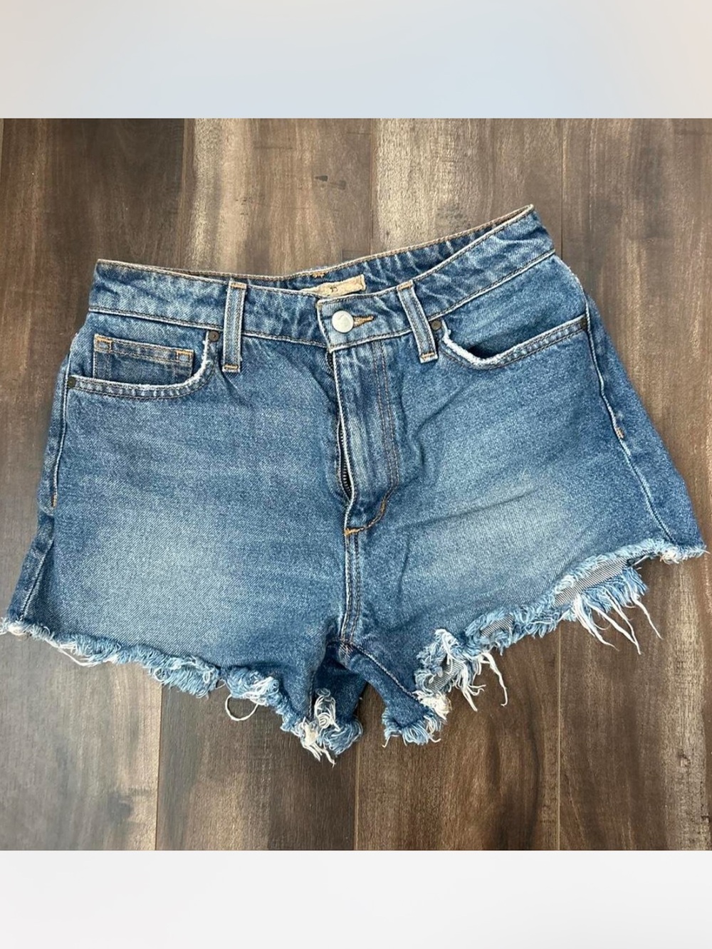 Joe's Jeans Denim Shorts W25 Distressed Frayed